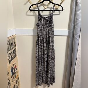 Paisley Rope Halter Dress